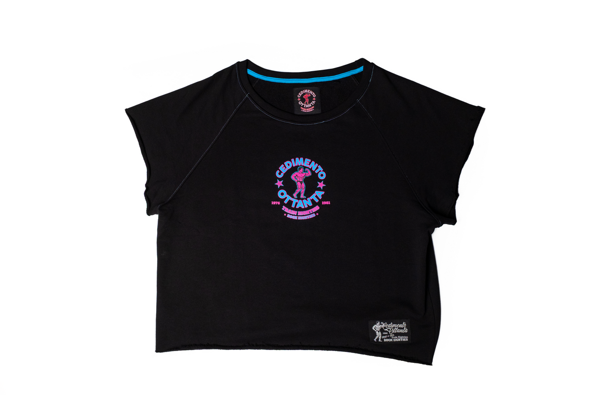 Maglietta "California 80" nera