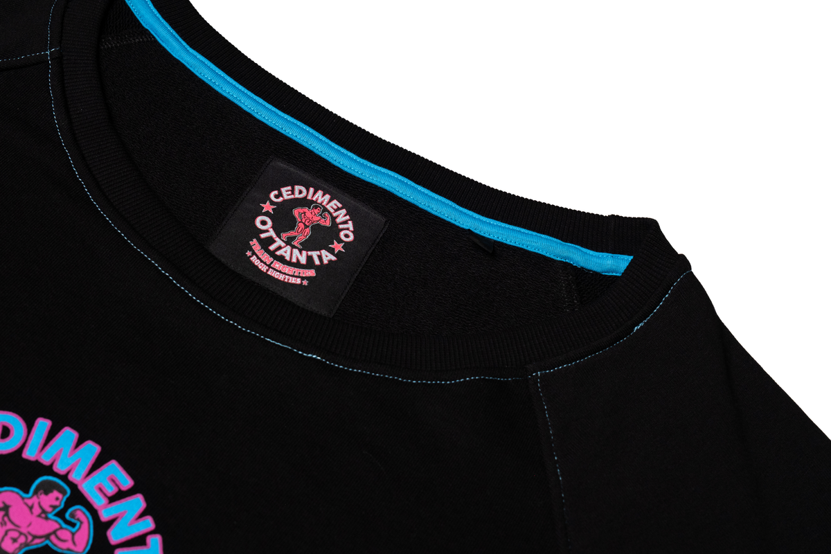 Maglietta "California 80" nera